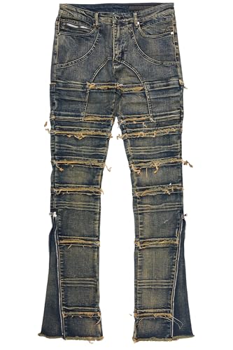 Men's Horado Wash Stacked Flare Jean2