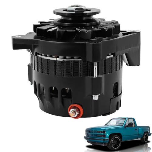 HonHuCo 91023130 CS-130 Alternator 12V 220 Amp V-Belt Pulley Fits for GM 1985-1993 2.5L 2.8L 3.0L 4.8L 5.0L 5.7L 6.2L 6.5L 7.4L