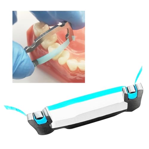Image of Dental Resin Polishing Strips Holder Stainless Steel Metal Holder for High /Low Crown Interproximal Restorative Polishing Teeth Polishing Tools