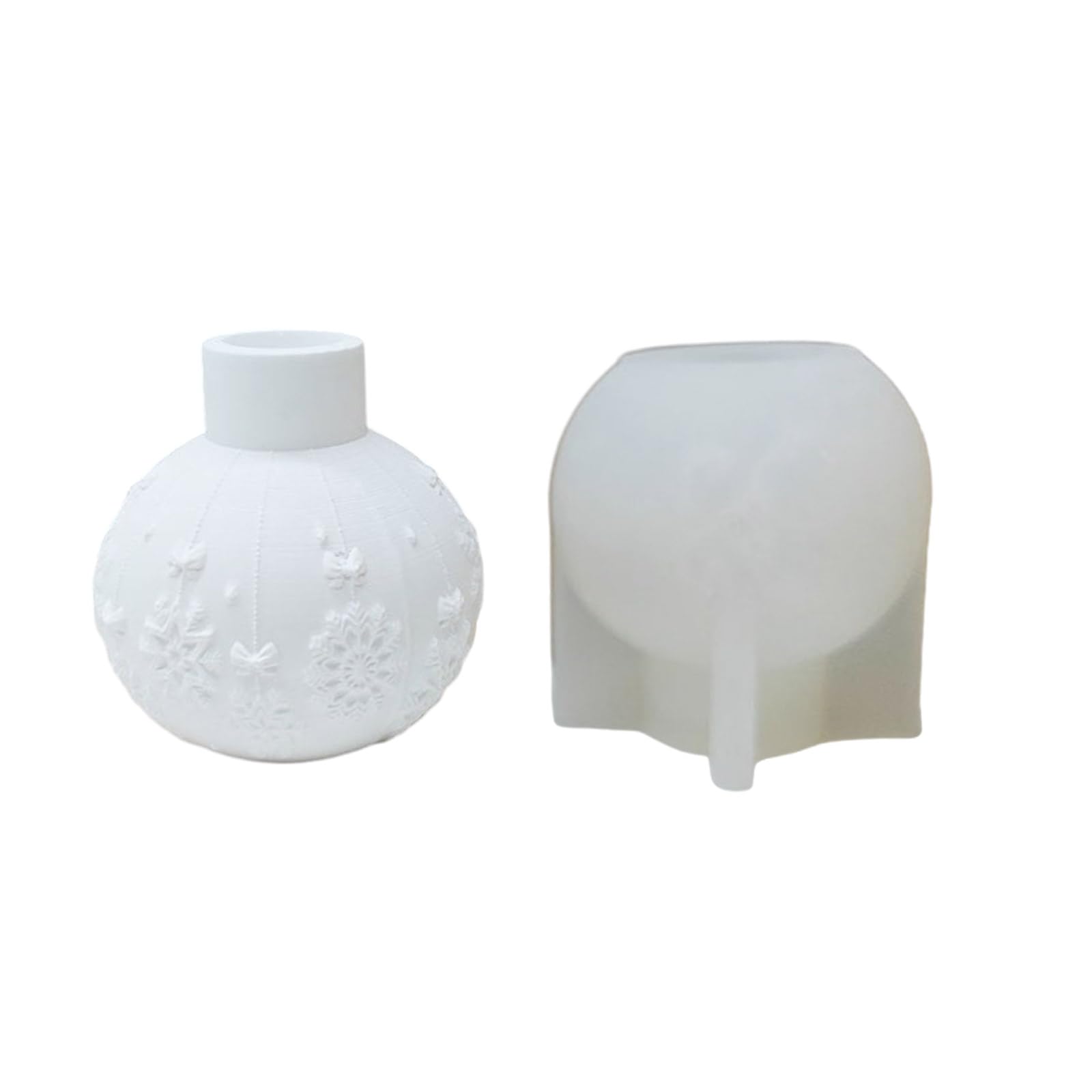 NEWFT Versatile Sturdy Silicone Candle Holder Mold Elegant Designs Home Accessory for Craft Enthusiasts and Artistics