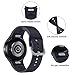 One-Click Bands Compatible with Samsung Galaxy Watch 7/6/5/4/FE 40mm 44mm, Galaxy Watch 6 Classic 43mm 47mm, No Gap Silicone Soft Sport Strap for Galaxy Watch 4 42mm 46mm Women Men 40 44 43 47 mm