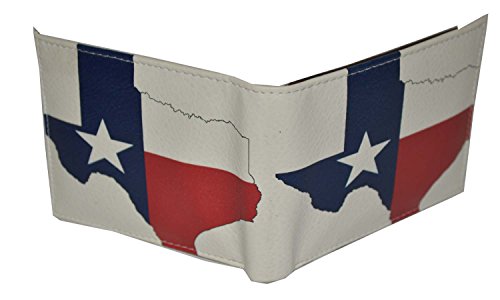 LB LEATHERBOSS Men's Bifold Exotic Leather Wallet with Texas Flag Map Design – Includes Printed Gift Box2