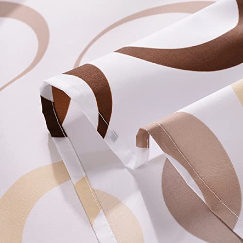GONOVE Shower Curtain for Bathroom 200 x 200 cm Mildew Resistant Waterproof Polyester Fabric Geometric Shower Curtain Liner Long Washable Bath Curtain with Hooks - Image 4