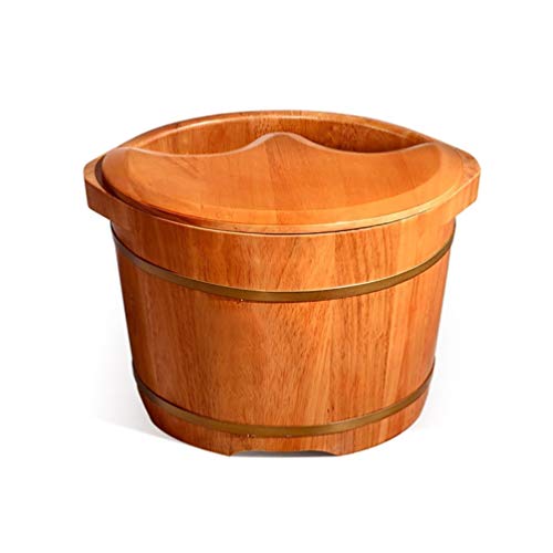 Wooden Foot Spa Barrel â€“ Relaxing Foot Soak Tub for A