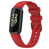 Nacorulu Compatible with Fitbit Inspire 3 Bands for Women Men, Soft Silicone Replacement Band for Fitbit Inspire 3 Smartwatch. (Small(5.5
