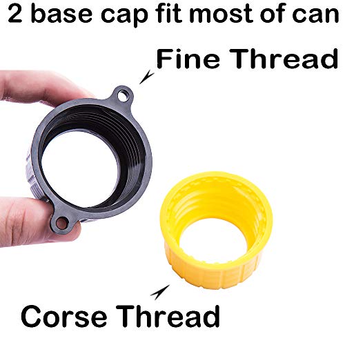 Gas Can Spout Replacement Upgraded Angle Nozzle Kit With Stainless Steel Filter Vent Cap For Old Style Water Jugs And Pre-2009 Plastic Gas Cans 1 2 5 Gallon #TOP3