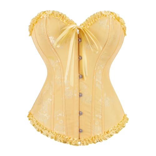 Image of frawirshau Women's Overbust Costume Corset Renaissance Victorian