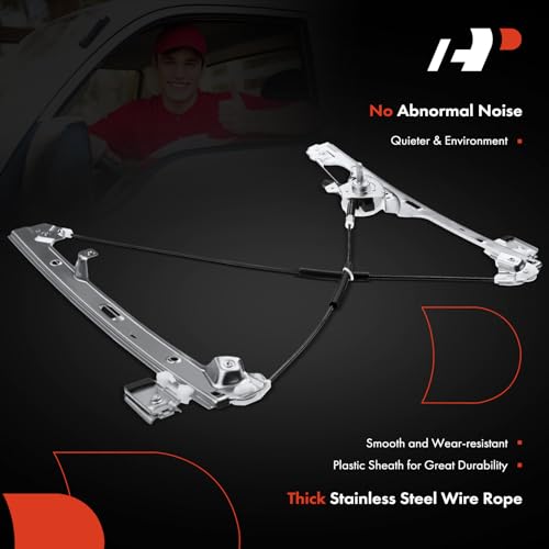 image for A-Premium Manual Window Regulator Compatible with Cadillac Escalade Ch