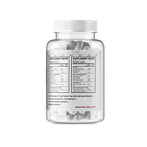 Cycle Safe Liver & Organ Defense | Complete Cycle Support | Super Prostate Support | Liver Support | Antioxidant Grape Seed Extract Plus Organ Detox | 180 Capsules Mens Supplement #TOP3