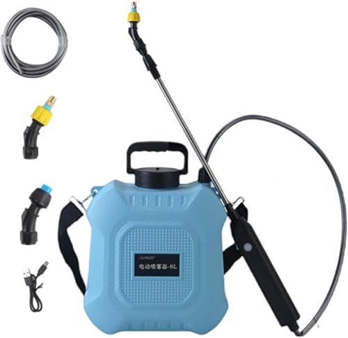 �u�������d�������� �[�d�� 2025�N�p �����b�N�T�b�N 5L/8L ��e�� Type-C �[�d�� 18650mAh 3���ԘA���g�p�\ �_��×�ƒ�×���� 3���[�h�ؑ� 360�x�����\ �R��Ȃ��݌v �K�[�f�j���O/�Q���쏜/�ЊQ�΍�ɓ��� (8L) [��