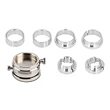 NBVGHPSRW Set mit 8 Edelstahl-Uhrwerk-Ständern, Präzisions-Reparatur-Set für BZ 2000 ETA 7750 BZ 2824 BZ 3135, silbernes Werkzeug für Gold