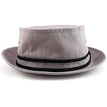 Armycrew Cotton Twill Fisherman Roll Up Bucket Hat with Stripe Band