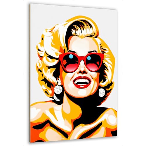 emmena - Tableau déco en bois - Hollywood Star - 18x25 cm