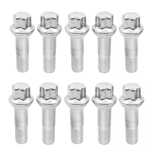 �n�u���b�N�{���g Compatible With X204 W221 W222 C216 ���O�{���g�i�b�g�z�C�[���X�^�b�h�����z�C�[���t�@�X�i�[�����ԃA�N�Z�T���[ OE 0009905407 �ƌ݊�������(10pcs)