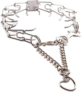 Kimberland Collars Clasp 2.25mm Stainless Dog Training Collar for Large Breeds | 16â€ Prong Collar for Dogs 26lbs & Up | No-Pull Collar | Dog/Puppy Training & Behavior Aid