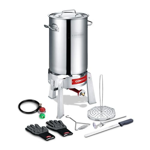 CONCORD Deluxe Turkey Fryer Kit + Titan Burner