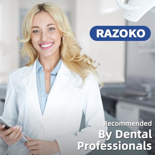 RAZOKO Zahnseide mit Kokosöl - Expandierende Zahnseide für Große Zahnzwischenräume (4 x 50m, Pfefferminz) – Bild 7