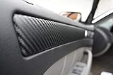 DEUTSCHE BESCHREIBUNG A6 4F ORIGINAL 3D CARBON ZIERLEISTEN SET, 15 teiliges Folienset aus 3D Carbon Schwarz Folie, für den Innenraum Ihres Fahrzeuges A6 4F