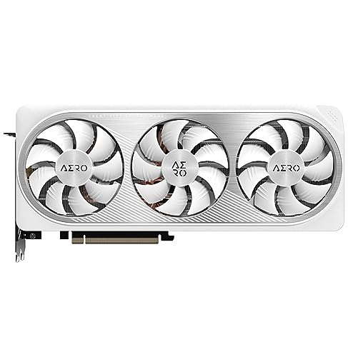GIGABYTE GeForce RTX 4070 Ti AERO OC 12GB Graphics Card - 12GB DDRX6 21Gbps 192bit, PCI-E 4.0, Core 2640Mhz, DisplayPort 1.4, HDMI 2.1a, NVIDIA DLSS 3, GV-N407TAERO OCV2-12GD