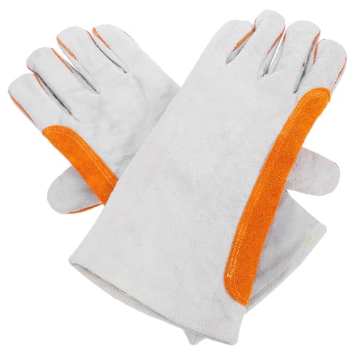 Guantes de soldadura cómodos Homoyoyo con protección extendida para jóvenes y hombres
