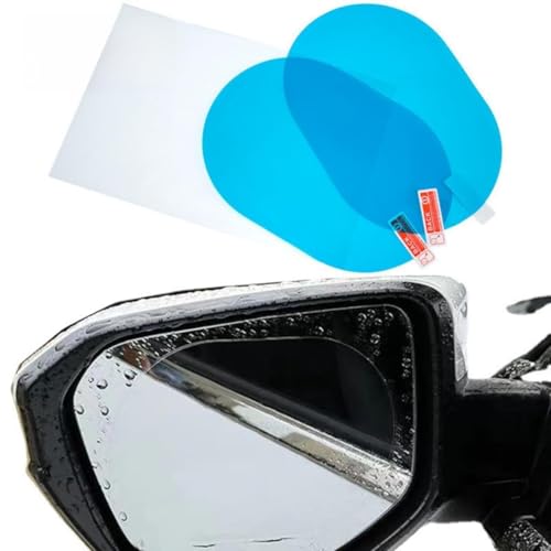 Película Impermeable para Espejo retrovisor, Paquete de 8 Adecuada para Audi Q4 Sportback e-Tron I 2021-2024, película Impermeable antivaho para Espejo Lateral de vehículo