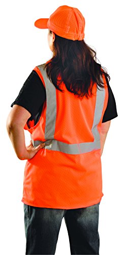 Image of Occunomix LUX-SSGCS-OL /XL Class 2 High Visibility Mesh Surveyor, Large /X-Large, Orange