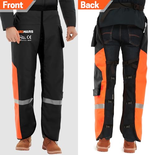YARDMARIS Chainsaw Chaps, Heavy Duty Chainsaw Protective Apron with Adjustable Belt and Pocket, Forestry Chainsaw Safety Gear One Size Fits All 3 YARDMARIS Chainsaw Chaps, Heavy Duty Chainsaw Protective Apron with Adjustable Belt and Pocket, Forestry Chainsaw Safety Gear One Size Fits All - Image 3