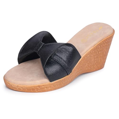 Image of TRASE Women's Fashion Sandals | Comfortable And Stylish Wedges For Women | Trendy And Stylish Sandals For Woman And Girls, Lightweight Wedges Heels