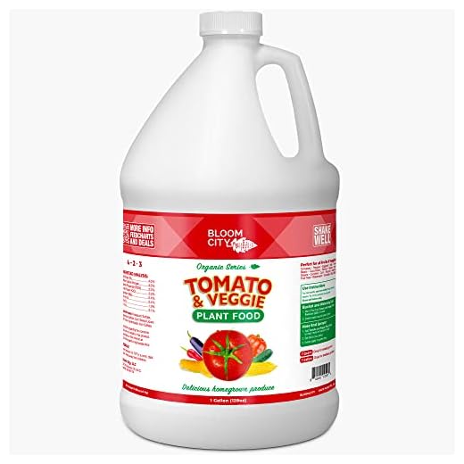 Organic Tomato Fertilizer - Fertilizer for Vegetable Garden - Tomato Plant Food - Organic Fertilizer for Vegetables - Calcium for Tomato Plants - Liquid Garden Fertilizer for Outdoor Vegetables 128oz