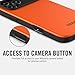 Ridge Case Compatible with iPhone 17 PRO - Compatible with MAGSAFE & Wireless Charging, Aluminum Control Buttons, Dual-Layer Construction, TPU Bumper with Drop Protection (Basecamp Orange)