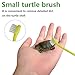 Turtle Brush with Suction Cup-Tortoise Shell Cleaner&Scratch Tool for Turtle Tanks-Aquatic Turtle Tank Accessories(3Pcs)