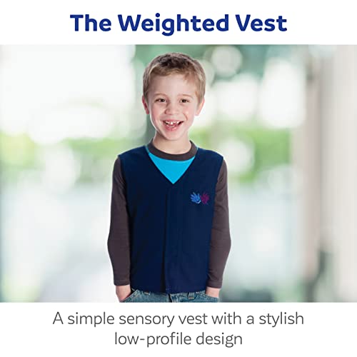 Fun And Function – Weighted Vest For Kids –Sensory Vest Provides Soothing Weight For Kids With Sensory Issues – Blue – Large #TOP1