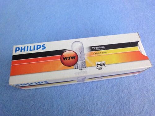 ORIGINAL for PHILIPS 12256 W3W 12V3W W2.1×9.5d T10 premium signaling lamp bulb