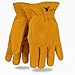 G & F 5013M JustForKids Kids Genuine Leather Work Gloves, Kids Garden Gloves, 4-6 Years Old
