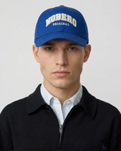 Image of Nobero Caps for Men | Premium Cotton Baseball Cap | Sports Cap for Men with Adjustable Strap | Stylish Casual Everyday Wear Cap | Breathable Unisex Lightweight Cap