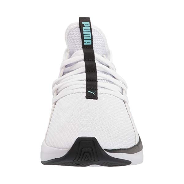 PUMA womens 19435503 Running Shoe, Puma White-angel Blue-puma Black, 5.5 US