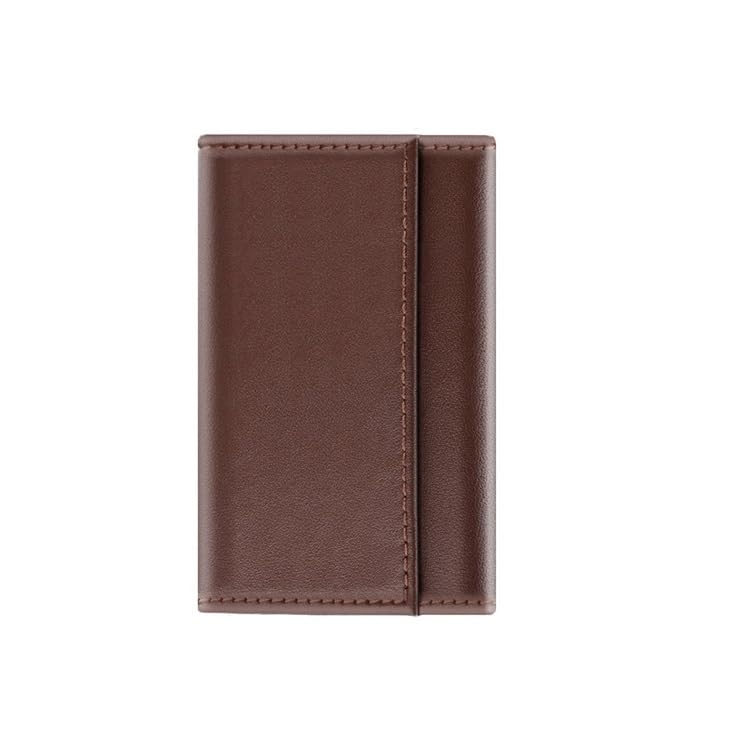 Scatola per biglietti da visita in pelle Porta biglietti da visita da uomo e donna in pelle adatta per ufficio Porta biglietti da visita portatile Porta biglietti da visita Scatola porta biglietti da