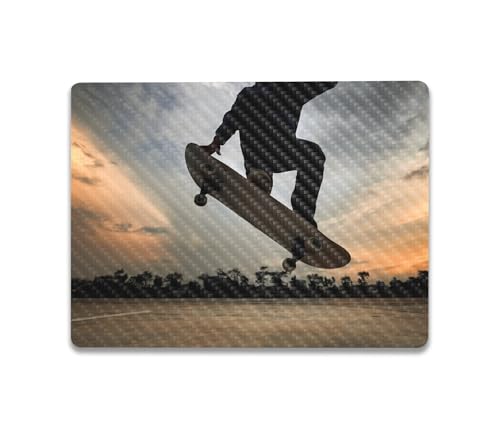 Image of MightySkins Carbon Fiber Skin Compatible with Microsoft Surface Laptop Go 3 (2023) Full Wrap Kit - Ollie | Protective, Durable Textured Carbon Fiber Finish | Made in The USA