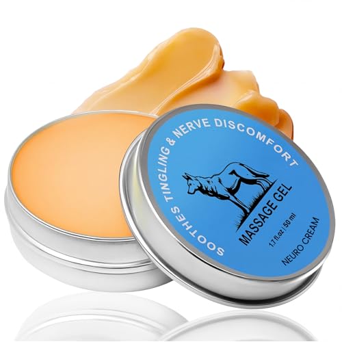 Pwkvsn Nerve Relief Balm for Neuropathy Neuro Magnesium Cream with Menthol & MSM Cooling Soothing Massage Cream for Muscle & Joint Comfort Lavender Scent (1.7 Fl Oz (Pack of 1))