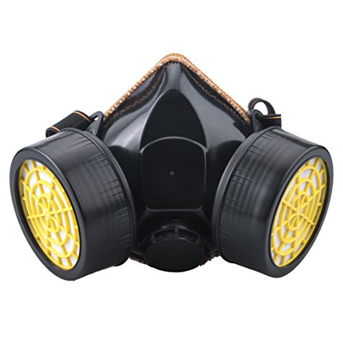 Leeko Industrial Chemical Gas Anti-Dust Spray Dual Cartridge Respirator Paint...