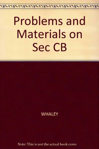 Problems and Materials on Secured Transactions 1567065252 Book Cover