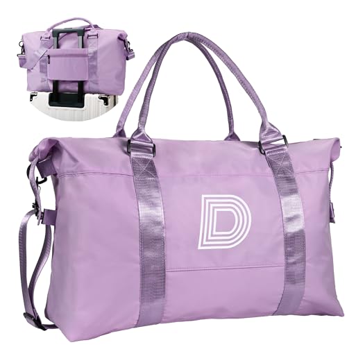 Image of Birthday Gifts for 4-12 Year Old Girls, Initial Travel Duffel Bag