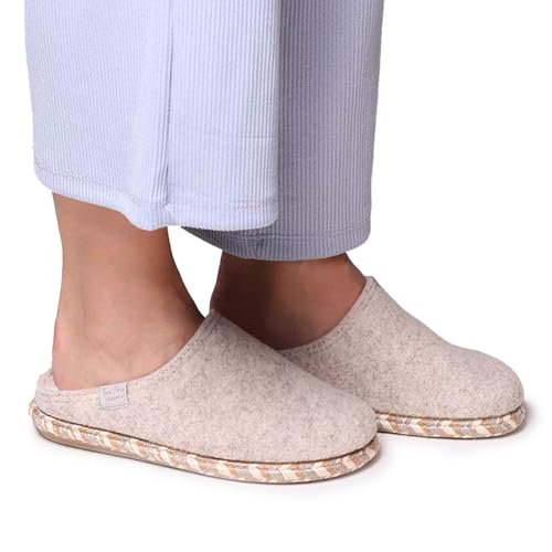 Felt Slippers for Women in Raw by Toni Pons4