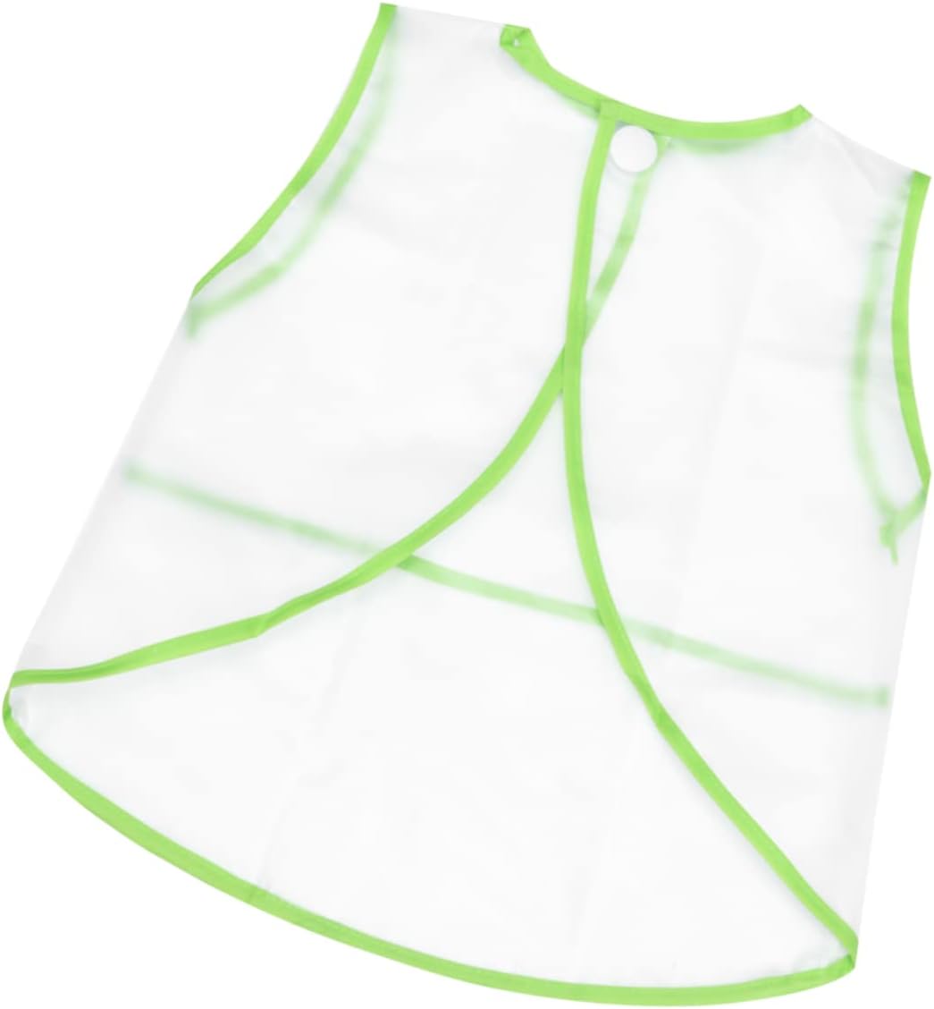 1pc Boys and Girls Art Smock Sleeveless Painting Apron for Home and Class Easy to Clean Pocket Protects Clothes from Stains for Young Artists