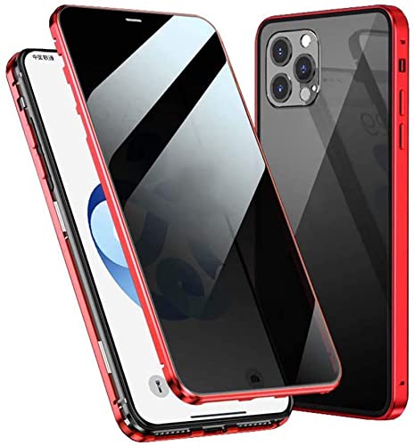 Coque anti-peep iPhone 13 Pro magnétique en verre pour bloquer les regards