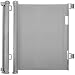 Cancelletto di sicurezza per bambini Cancello di sicurezza extra largo retrattile 0-180 cm con distanziali extra,Grigio