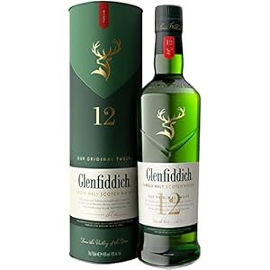 Glenfiddich 12 Year Old Single Malt Scotch Whisky, 700ml