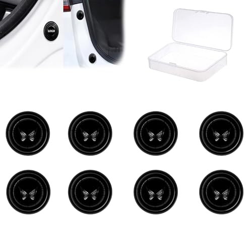 Image of 8Pcs Car Door Shock Absorber Guard Protector Rubber Pads Innovative Auto Gadgets Compatible for Scorpio, XUV 300 /400 / 500 /700 / 3XO / 7XO, Bolero, Marazzo, KUV 100, Xylo, XES 9S, BE6, BE9