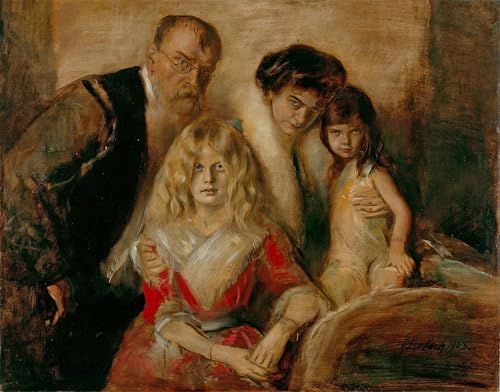 Art Mural Famille Von Lenbach Peinture Poster pour Murs Vides 60x90