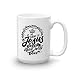 Produktbild Christliche Tasse mit Jesusmotiv, Motivations-Tasse, Bibelvers, Geschenk für Frauen, Muttertagstasse, Vatertagsgeschenk